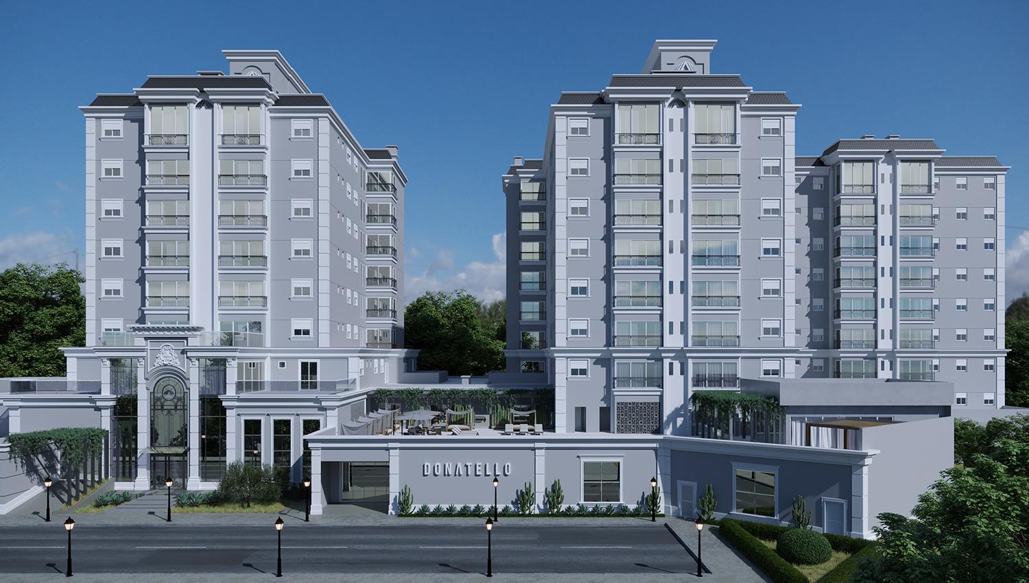 Apartamento Lançamento em Souza Cruz - Brusque - Santa Catarina - Villaggio Di Roma - Donatello em Brusque