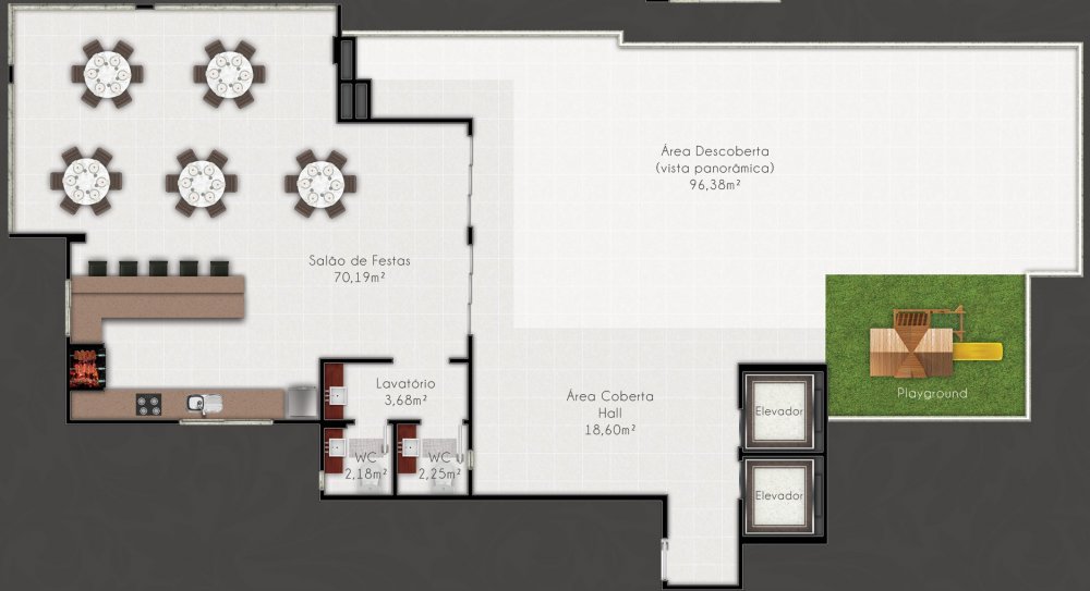 Apartamento Lançamento em Santa Rita - Brusque - SC - Residencial Agnes Fischer em Brusque