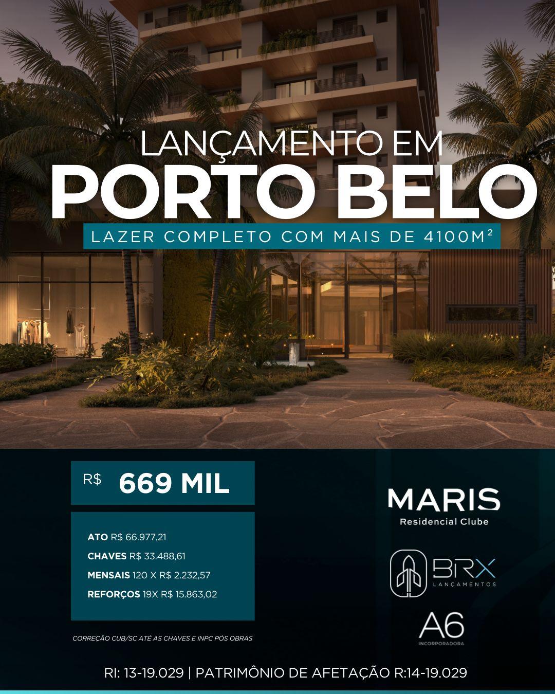 Apartamento à Venda Próximo ao Mar - Santa Catarina - APARTAMENTO A VENDA EM PORTO BELO